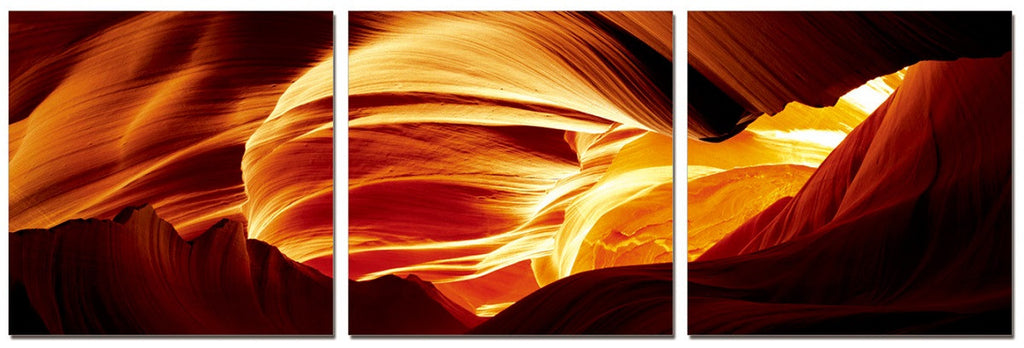Lower Slot Canyon Triptych - California Wall Art
 - 1