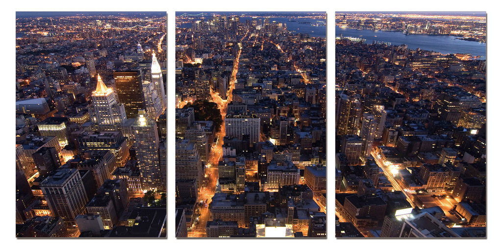 New York from The Air - California Wall Art
