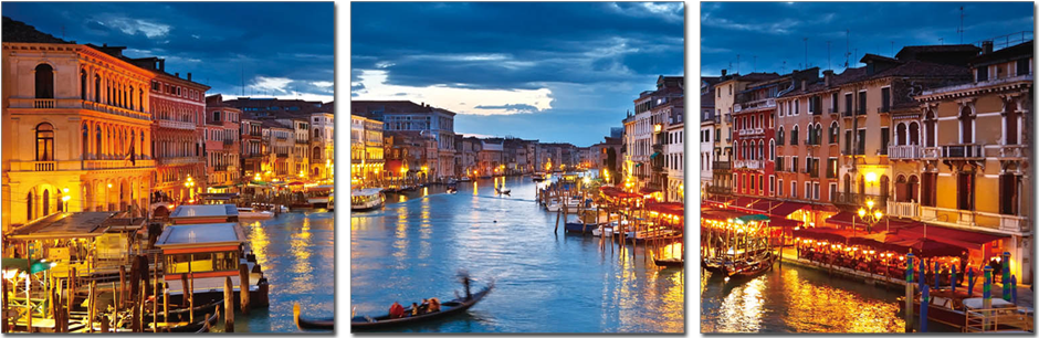 Venice at night - California Wall Art
